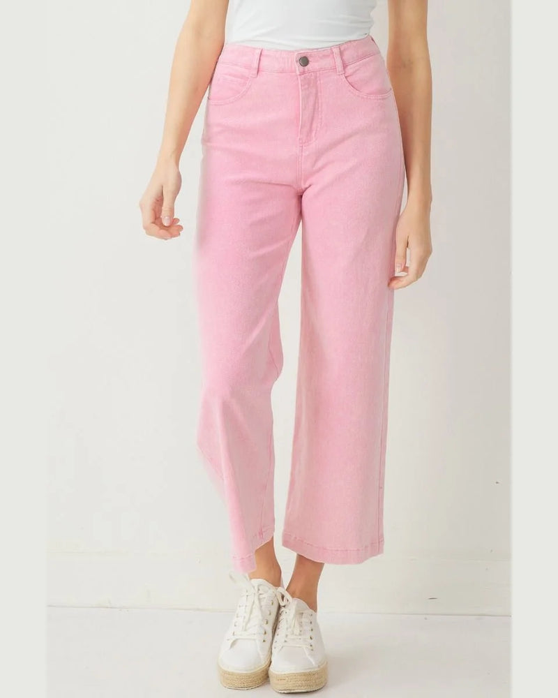 Acid Washed Pants-Pants-Entro-Small-Pink-cmglovesyou