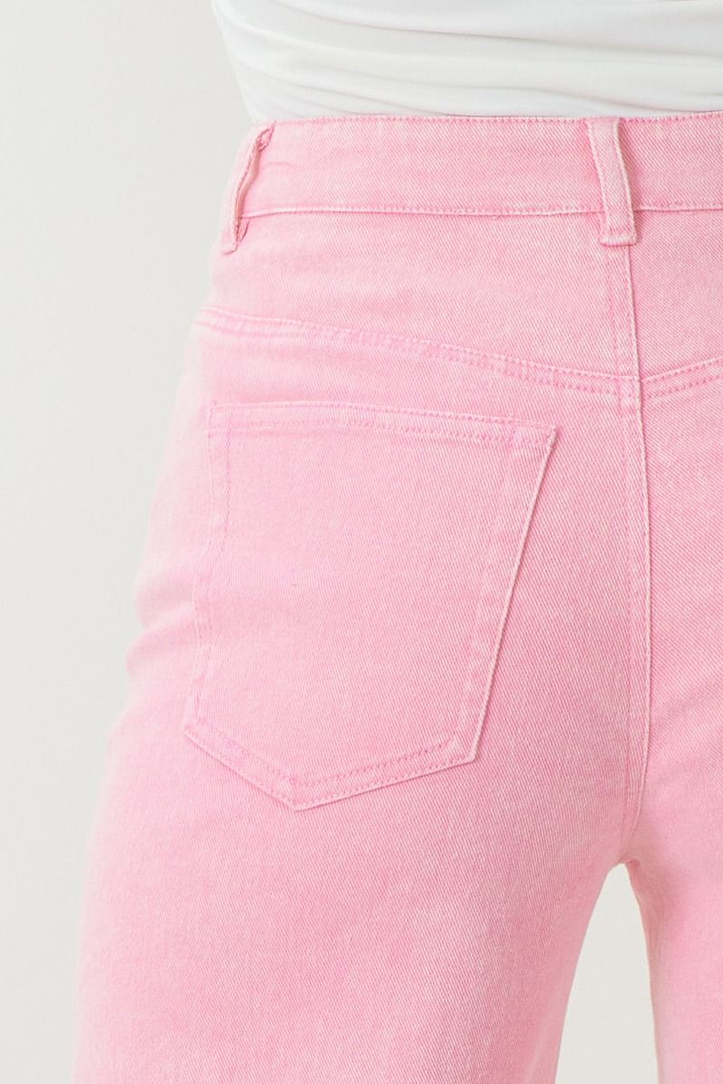 Acid Washed Pants-Pants-Entro-Small-Pink-cmglovesyou