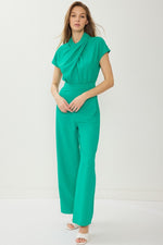 Twisted Jumpsuit-Jumpsuit-Entro-Small-Green-cmglovesyou