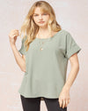 Everyday Scoop Neck Top-Tops-Entro-Small-Sage-cmglovesyou