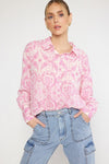 Kaleidoscope Print Top-Tops-Entro-Small-Pink-cmglovesyou