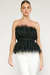 Tulle Tube Top-Top-Entro-Small-Black-cmglovesyou