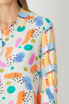 Contrast Print Top-Shirts & Tops-Entro-Small-Blue Combo-cmglovesyou