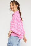 Geometric Top-Shirts & Tops-Entro-Small-Pink-cmglovesyou