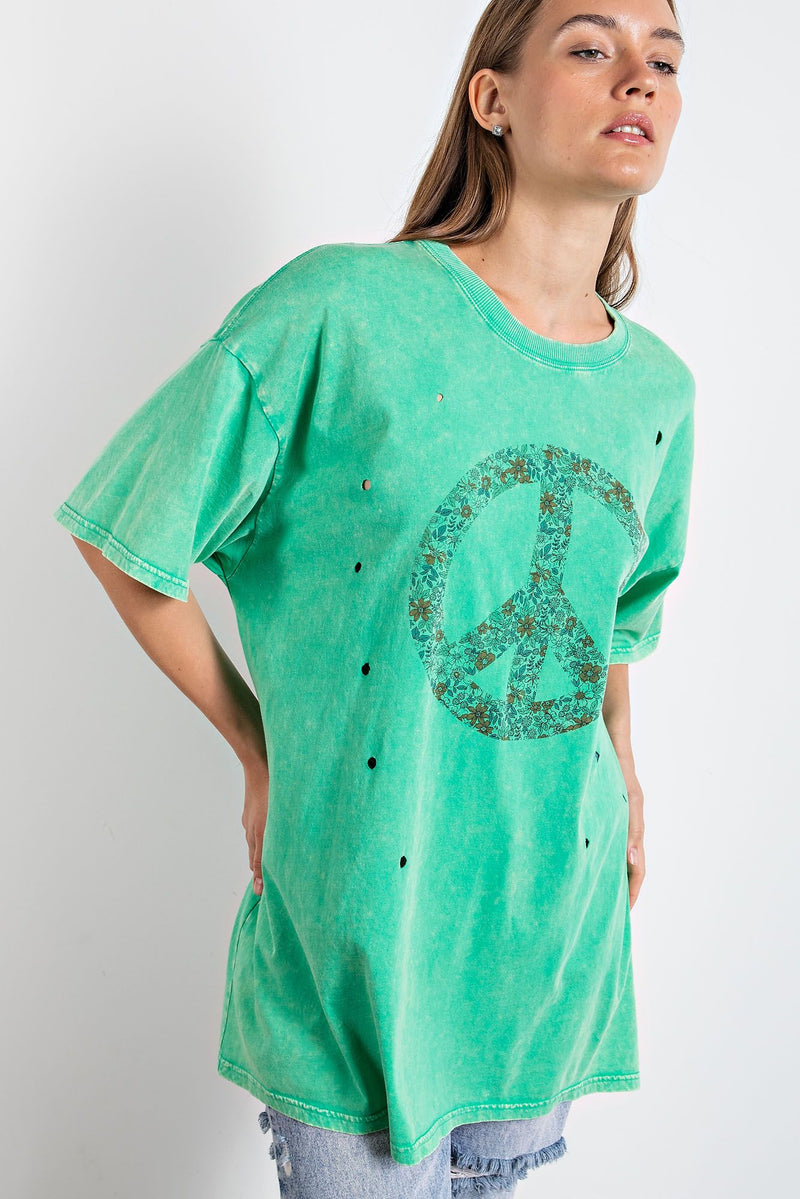Peace Sign Top-T-Shirt-Easel-Small-Ash-cmglovesyou