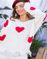 Valentines Heart Sweater-Sweaters-Main Strip-Small-cmglovesyou