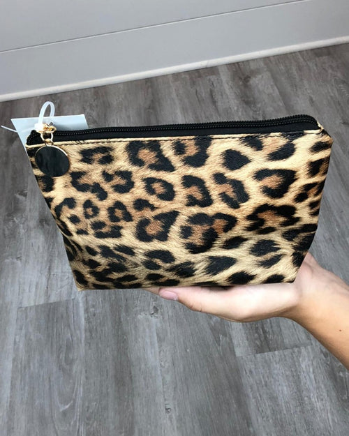 Leopard Makeup Cases Pouch-Bag and Purses-Julia Rose Wholesale-cmglovesyou