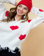 Valentines Heart Sweater-Sweaters-Main Strip-Small-cmglovesyou