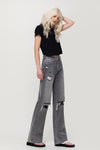 90s Vintage Flare Jeans-Pants-Vervet-24-Granite-cmglovesyou