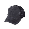 Criss Cross Ponytail Hat-hat-Domil Enterprise Co., Ltd-Black-cmglovesyou