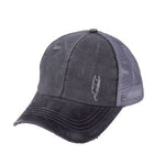 Criss Cross Ponytail Hat-hat-Domil Enterprise Co., Ltd-Gray-cmglovesyou
