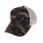 Criss Cross Ponytail Hat-hat-Domil Enterprise Co., Ltd-Camo-cmglovesyou