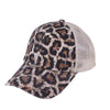 Criss Cross Ponytail Hat-hat-Domil Enterprise Co., Ltd-Leopard-cmglovesyou