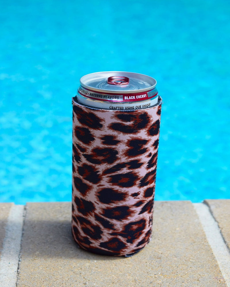 NEOPRENE SLIM KOOZIES-Accessories-Julia Rose Wholesale-Leopard-cmglovesyou