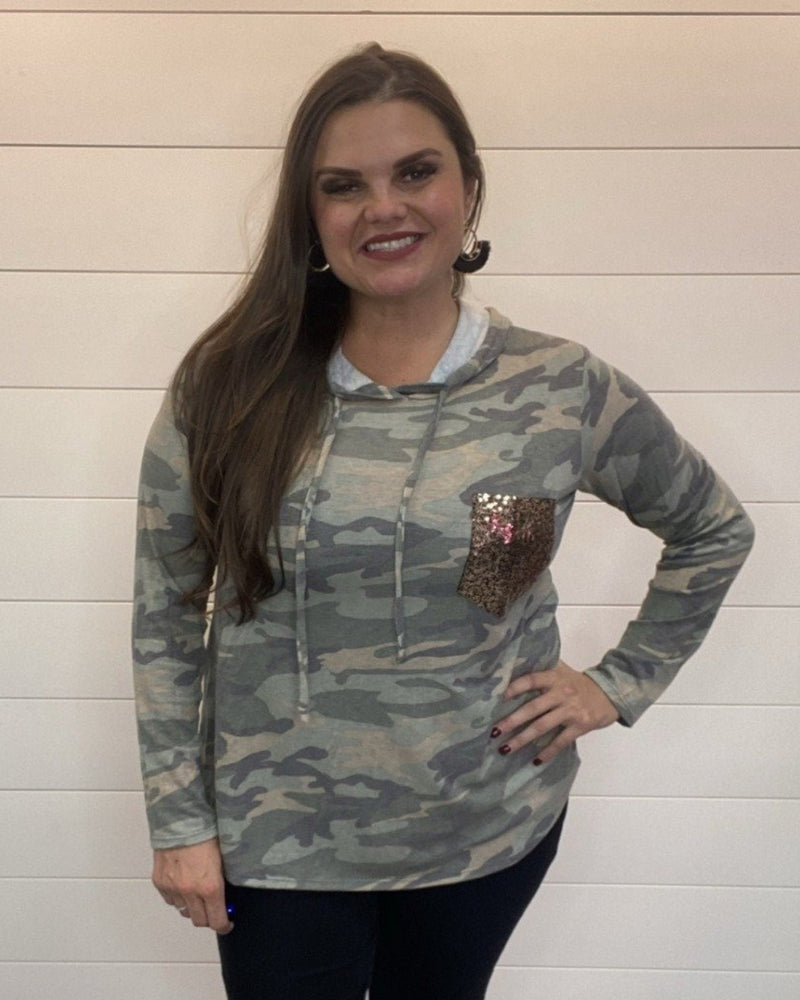 Camo Sequin Pocket Hoodie-Heimish-Small-cmglovesyou