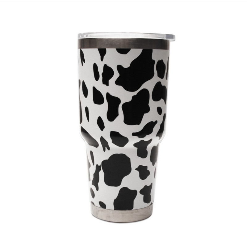 30 oz Tumbler Cups-Accessories-Alibaba-Black/White Cow-cmglovesyou