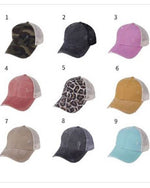 Criss Cross Ponytail Hat-hat-Domil Enterprise Co., Ltd-Aqua-cmglovesyou