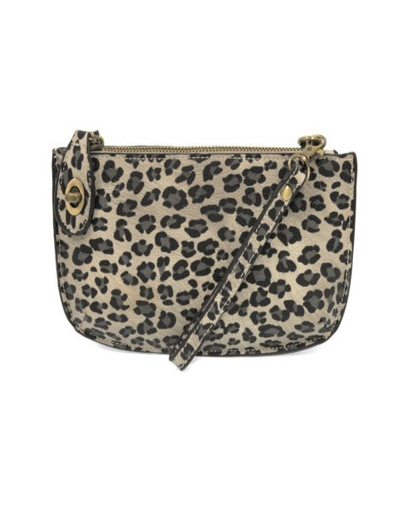 Mini Crossbody Wristlet Clutch-Bag and Purses-Joy Susan-Grey Leopard-cmglovesyou