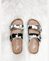 Pisces Buckle Sandal-Shoes-Very G-6-Black White-cmglovesyou