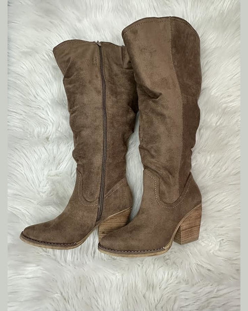 Penny Tall Boot-Shoes-Very G-Taupe-6-cmglovesyou