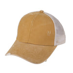 Criss Cross Ponytail Hat-hat-Domil Enterprise Co., Ltd-Yellow-cmglovesyou