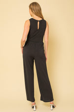 Twist Jumpsuit-Jumpsuits & Rompers-Gilli-Small-Black-cmglovesyou