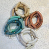 Bamboo Acrylic Stretch Bracelet Set-What's Hot Jewelry-White-cmglovesyou