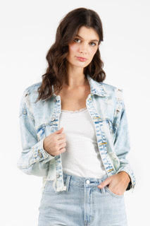 Crop Jacket-Jacket-Ceros Jeans-Small-Light Denim-cmglovesyou