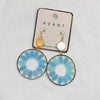 Multi-Colored Circle Earrings-Earrings-What's Hot Jewelry-Light Blue-cmglovesyou