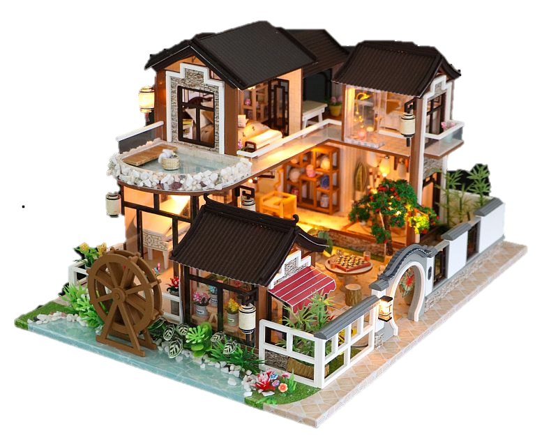 diy house kit miniature