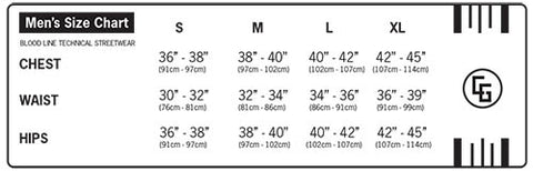 Men's Size Chart