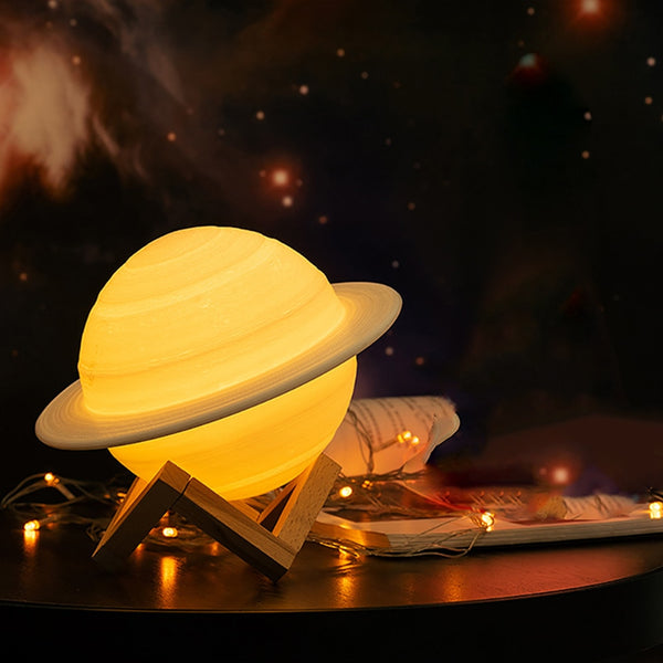 3d saturn lamp