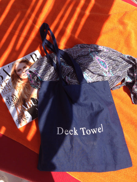 Deck Towel logo tote bag