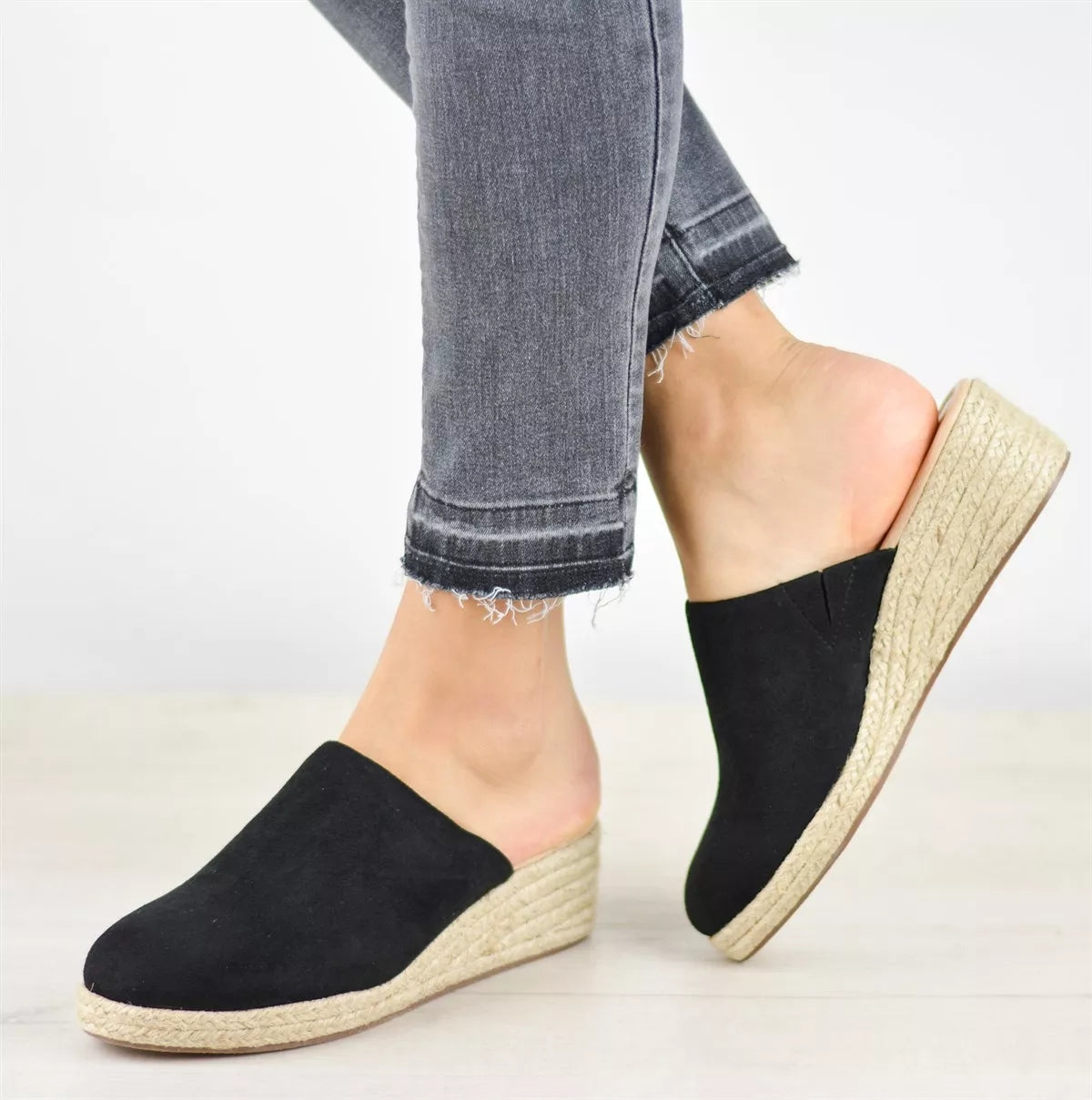 womens espadrille mules