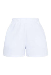 White Jogger shorts