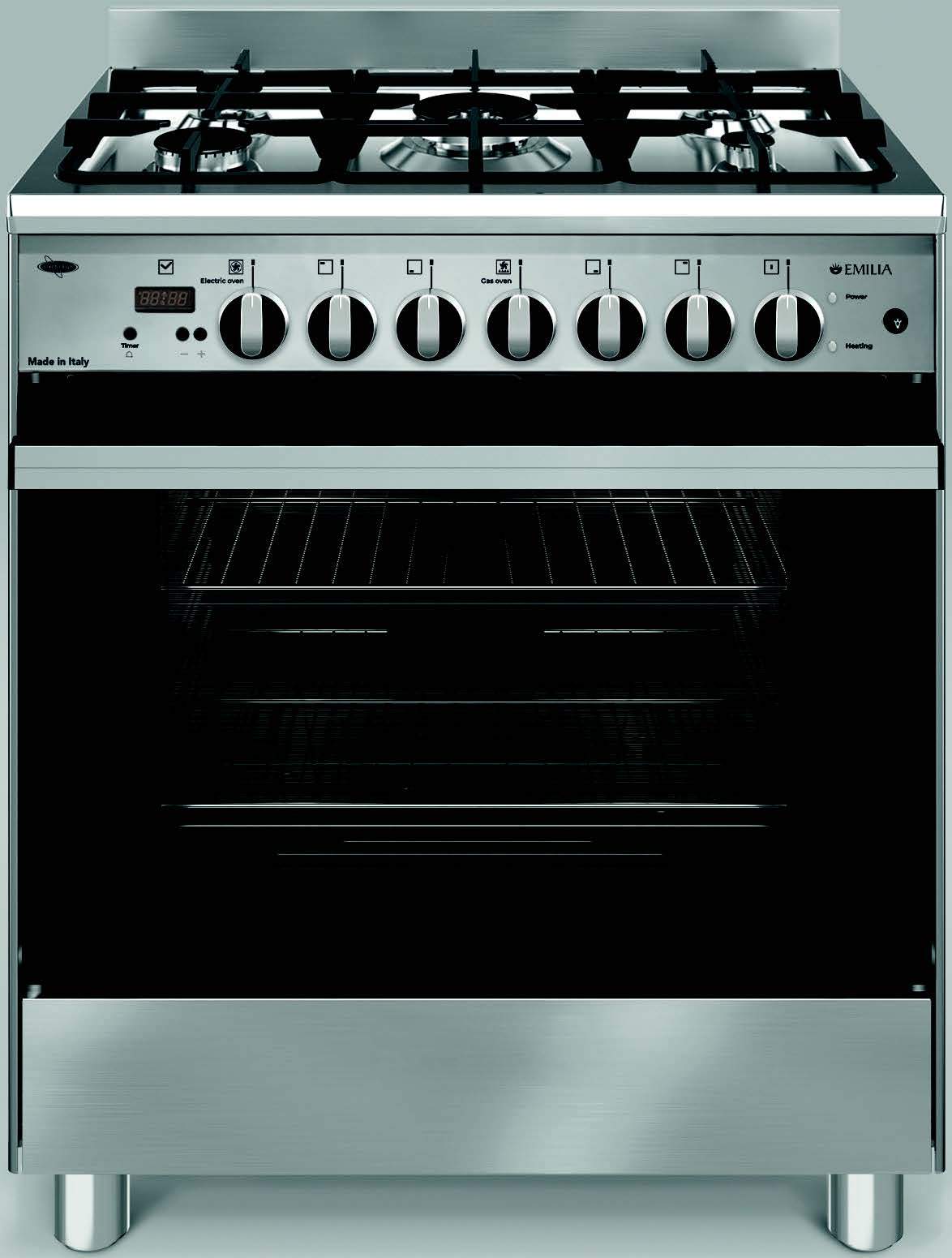 emilia 70cm bi energy upright cooker