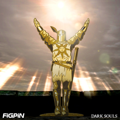 Exclusive Dark Souls Gold Praise The Sun Solaire Figpin Available Next