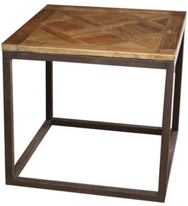 SIDE TABLE PARQUET TOP