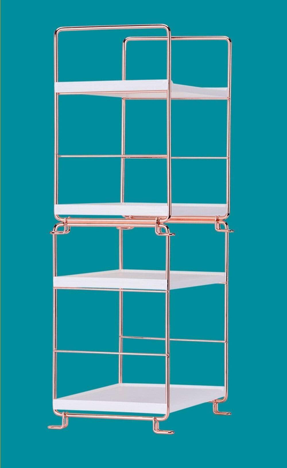 Rose Gold Storage Rack