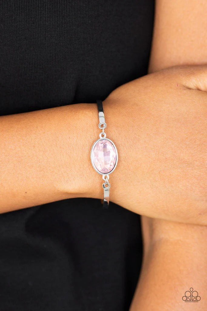 Paparazzi Accessories - Definitely Dashing - Pink Bracelet