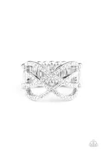 Paparazzi Accessories - CROSS ACTION COUTURE #RS1/B4 - Silver Urban Ring