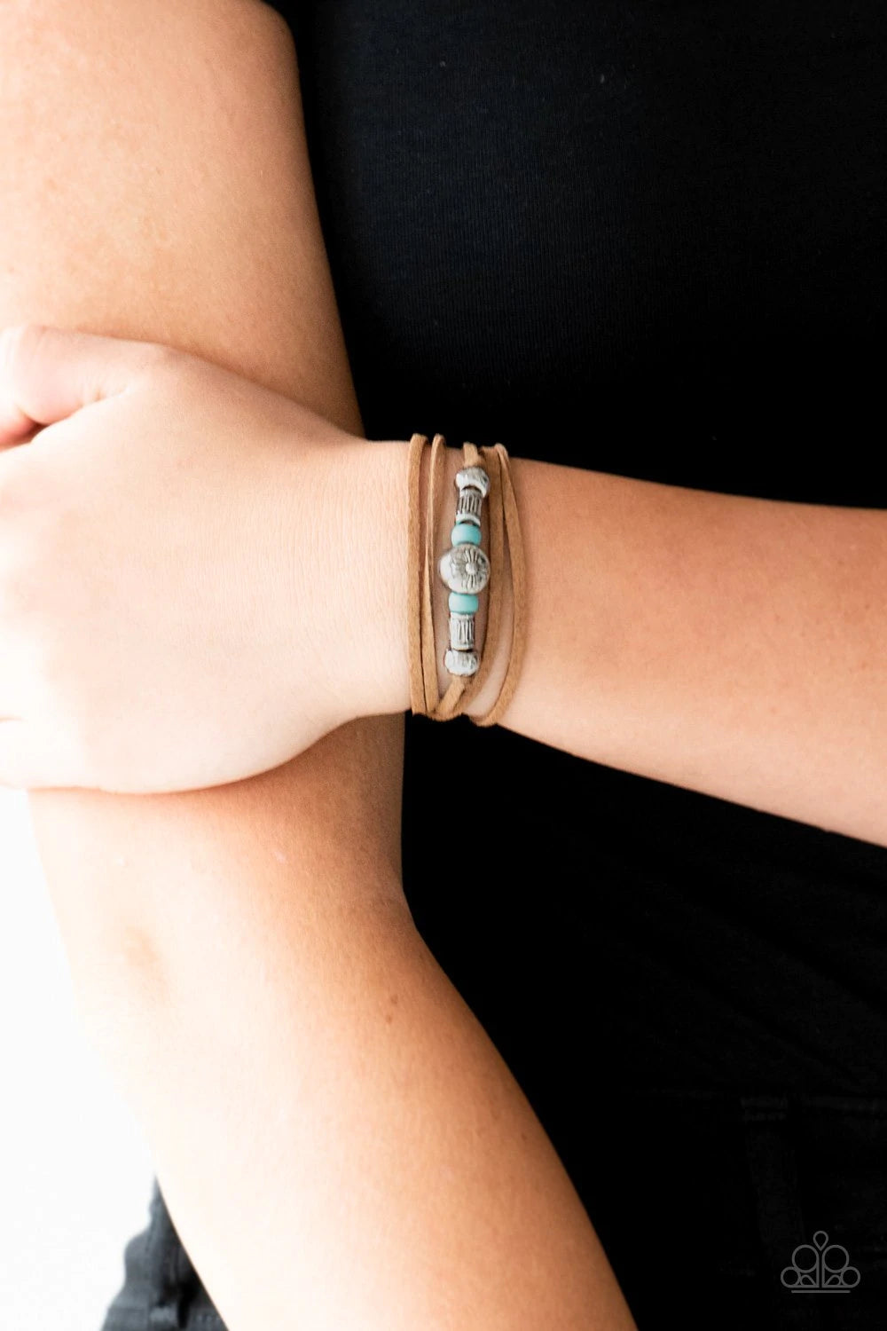 Paparazzi Accessories - Find Your Way #B630 Drawer 3/2 - Blue Bracelet