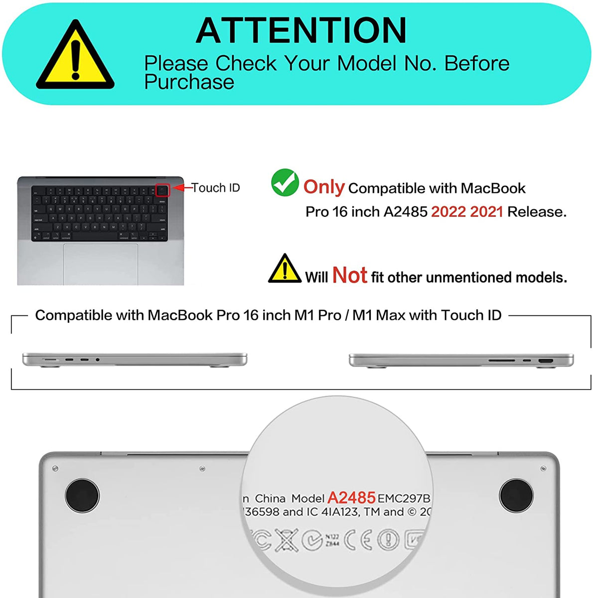 Kratzfester Sichtschutz Blickschutzfolie MOSISO Blendschutz Blickschutzfilter Kompatibel mit MacBook Pro 16 Zoll 2021 M1 Pro/M1 Max A2485 