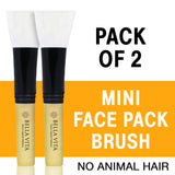 Mini Face Pack Brush for Women & Men - Pack of 2