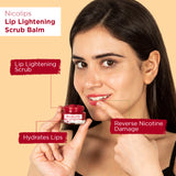 Benefits of Nicolips Lip Lightening scrub balm