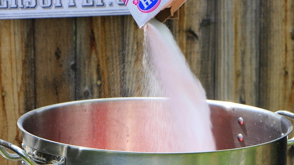 Add sugar to watermelon juice