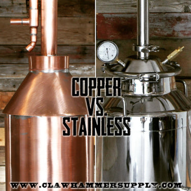 Stainless steel still vs copper still distilling