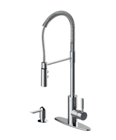 Pull Down Kitchen Faucet Industrial Style Magnolia Sinks