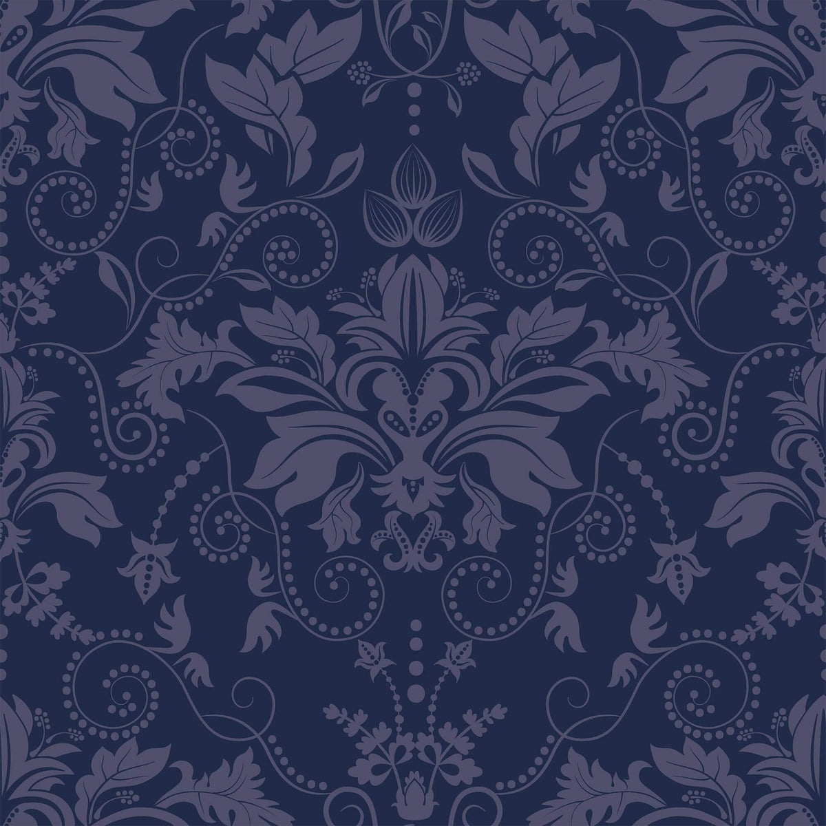 royal blue damask wallpaper