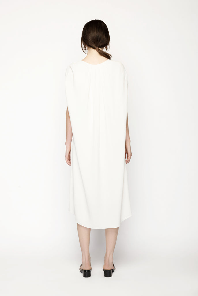 the row white dress